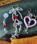 Nurse Life Beaded Charm